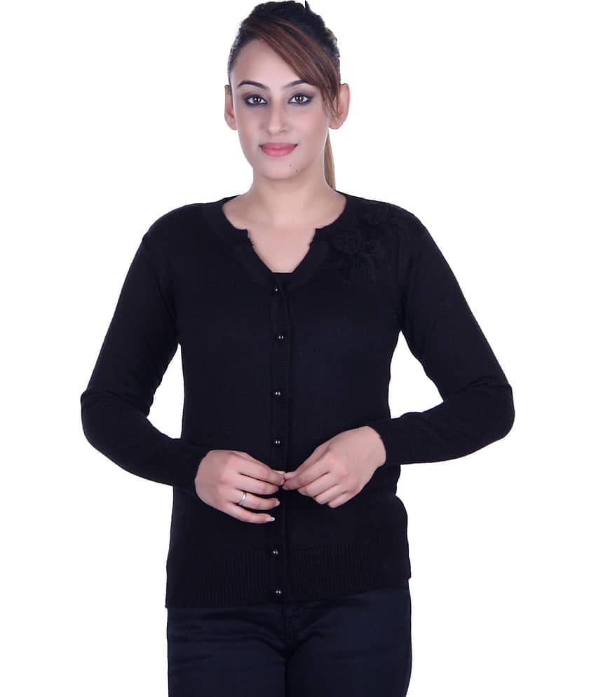 Ogarti Black V Neck Sweater Single