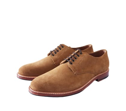 DERBY SUEDE-CAMEL / 5 UK/INDIA