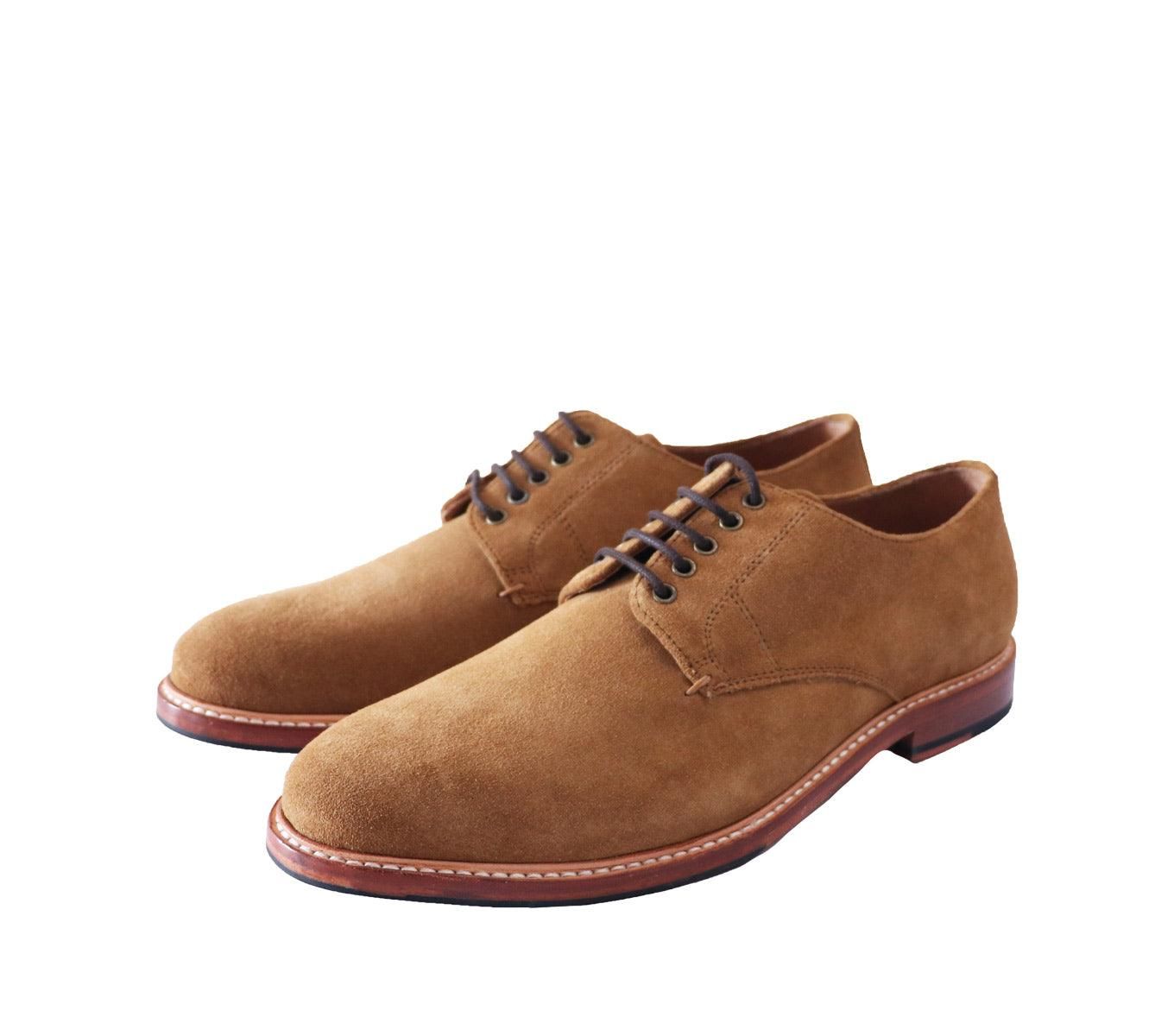 DERBY SUEDE-CAMEL / 5 UK/INDIA