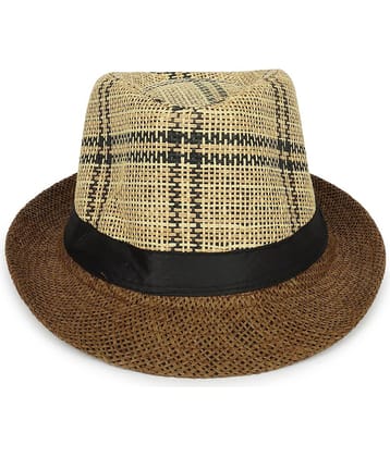 Zacharias Pack of 1 Cotton Men's Hat ( Brown )