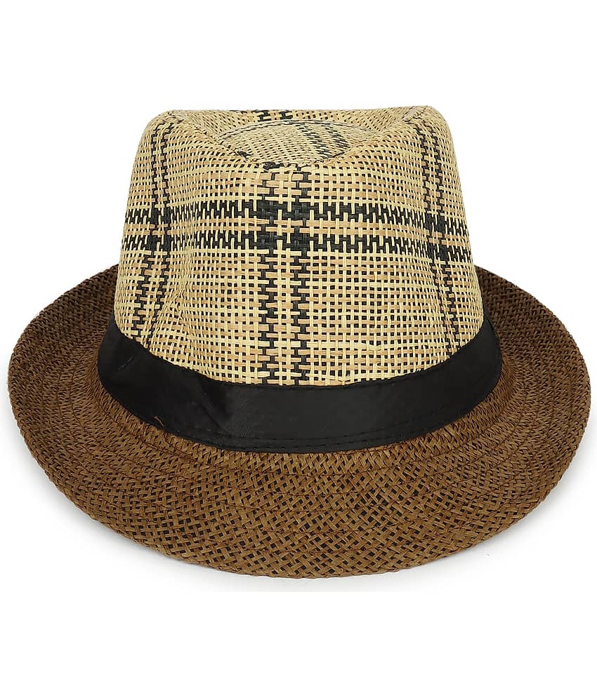 Zacharias Pack of 1 Cotton Men's Hat ( Brown )