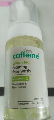 Caffeine Green tea Foaming Face wash Vitamin c 