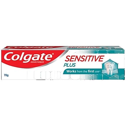 Colgate Sensitive Plus Toothpaste - Anticavity, 70 g