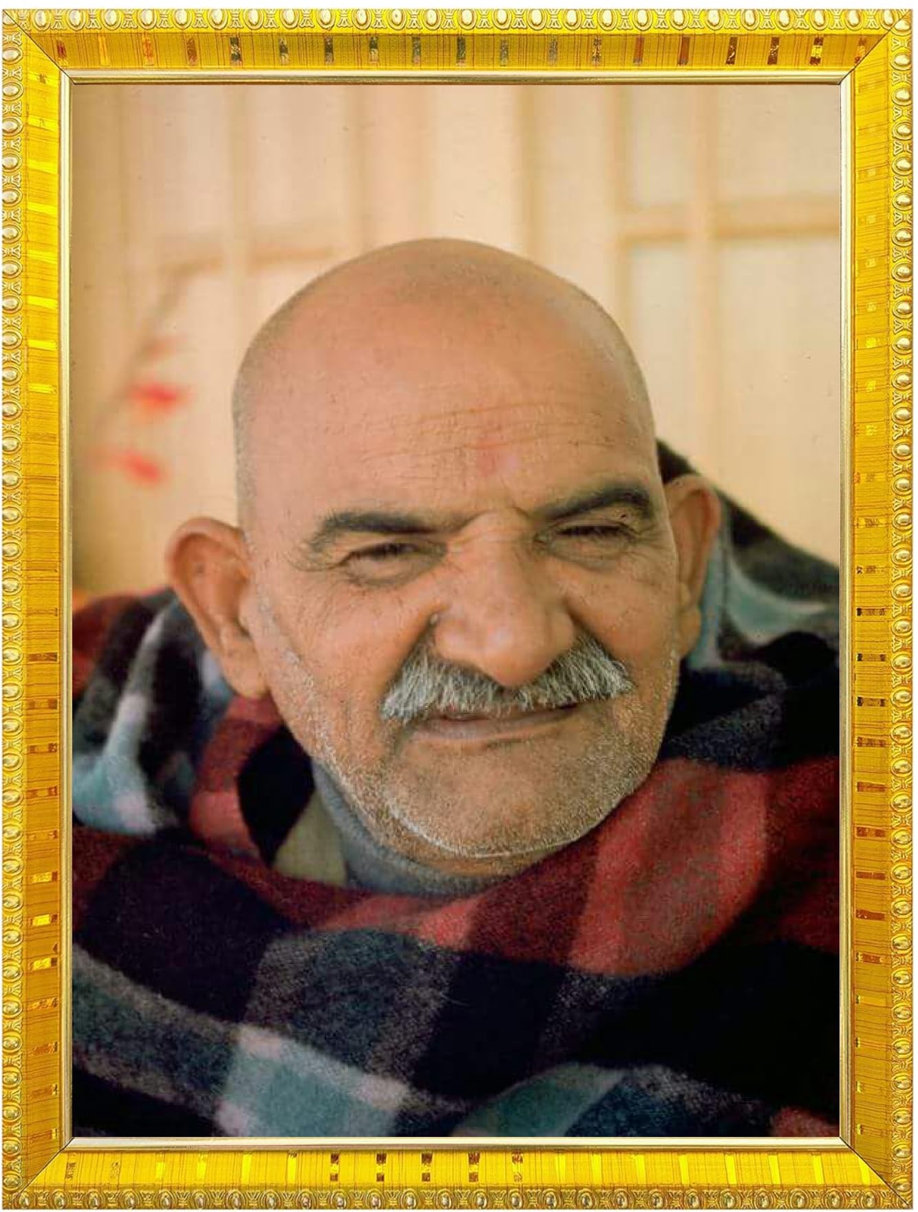 NOKKES Neem Karoli Baba Neev Karori baba Photo Frames Religious Photo frame 5X7 Inch Photo Frame_W25