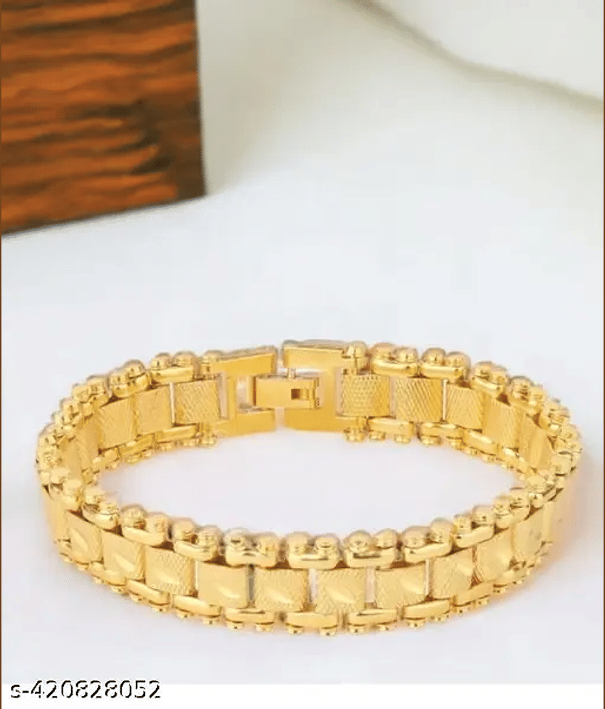 SHANKH-KRIVA Gold Bracelet ( Pack of 1 )