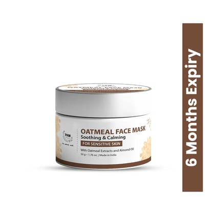 Oatmeal Soothing & Calming Facemask for Cleansed and Glowing Skin | 6 Months Expiry