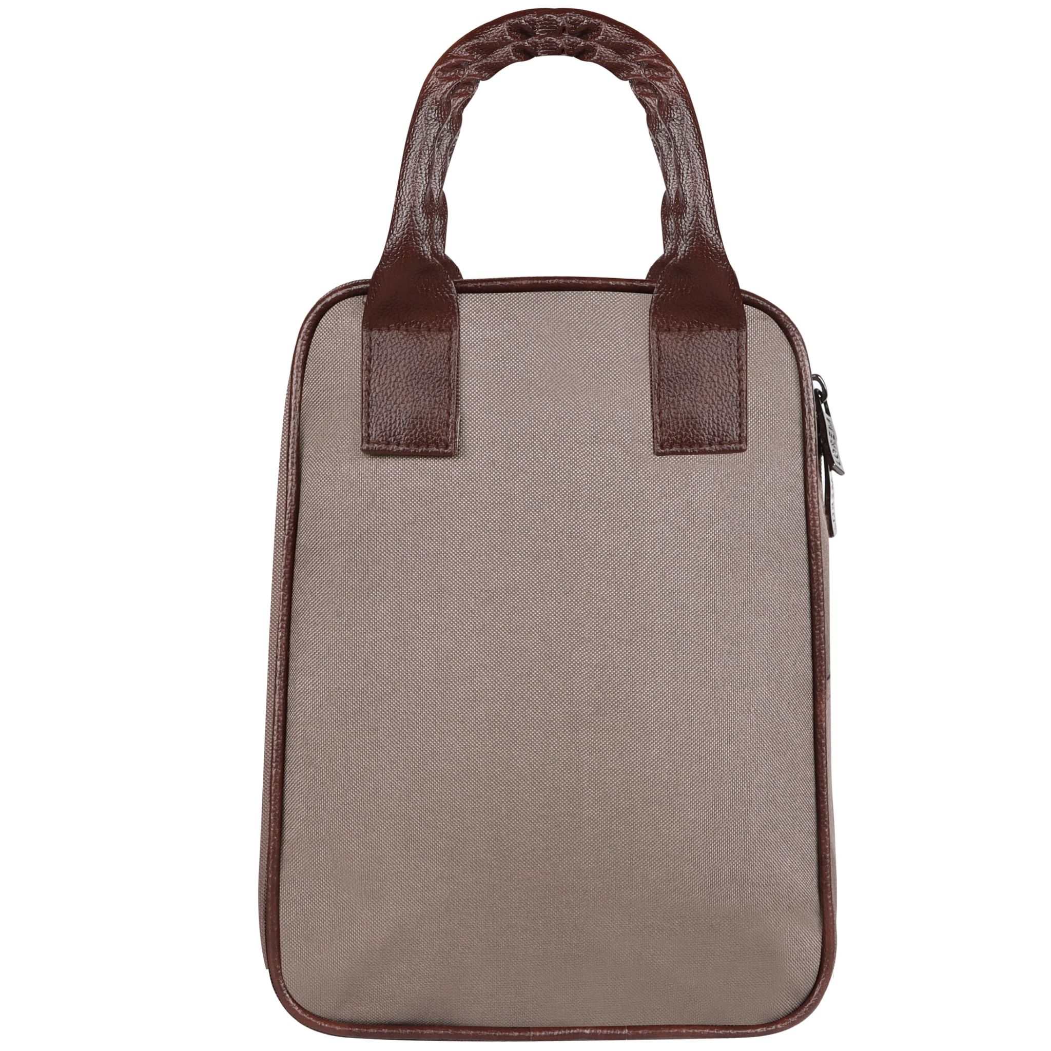 Mink Grey Marvel: PVC Coated Matty Insulated Tiffin Bag/Lunch Bag (TB06)