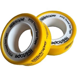 (pack of 8) Astral Resitape PTFE Tape Thread Seal Tapes Teflon Pipe Sealant Industrial 12mm x 8Mtr (White)