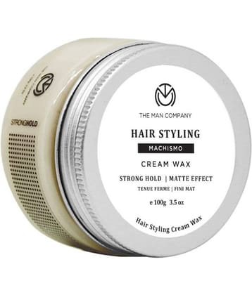 The Man Company Machismo Stronghold Hair Wax for Men| Stylish Matte Finish with Volume | Non Sticky - 100gm