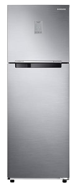 Samsung 256L 2 Star Inverter Frost-Free Convertible 3 In 1 Double Door Refrigerator Appliance (RT30C3732S8/NL,Elegant Inox 2023 Model)