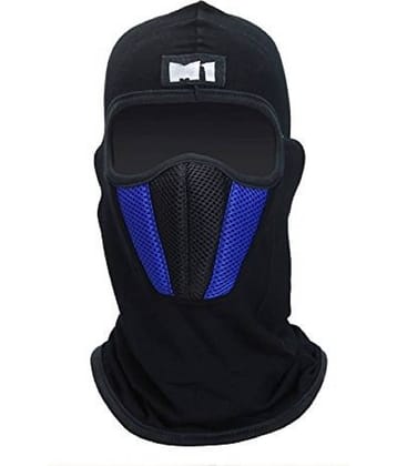 Auto Hub Blue Nylon Anti Pollution Mask ( Pack of 1 )