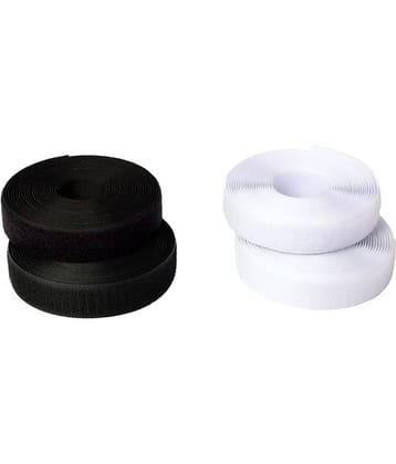 Vardhman Hook & Loop Fastner Tape ( Pack of 2 )