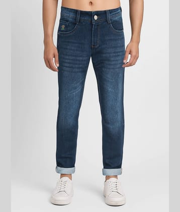 plounge Slim Fit Dyed Men's Jeans - Light Blue ( Pack of 1 )