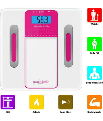 Healthgenie Digital Personal Body Fat Analyzer - Pink