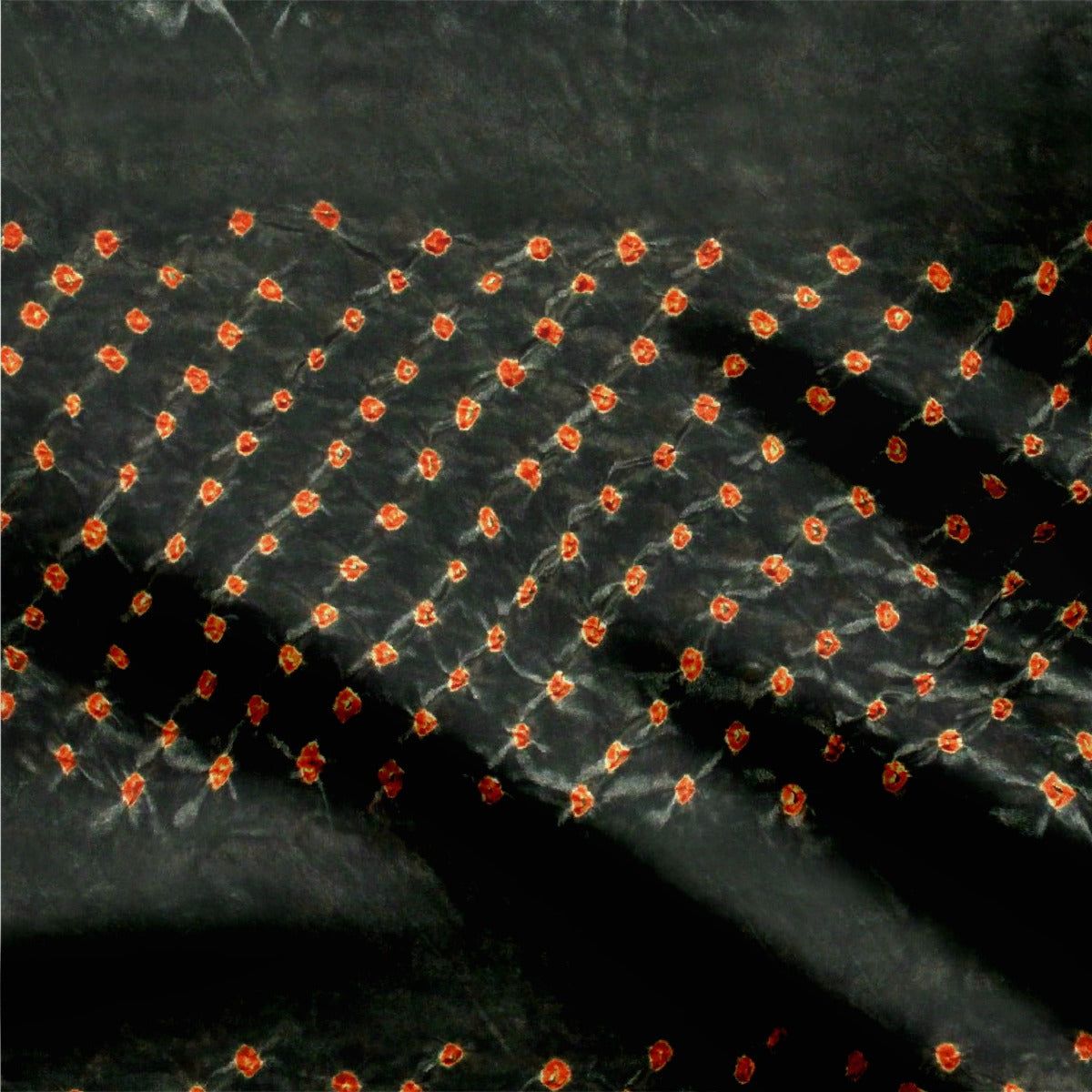 Black bandhani-Cotton