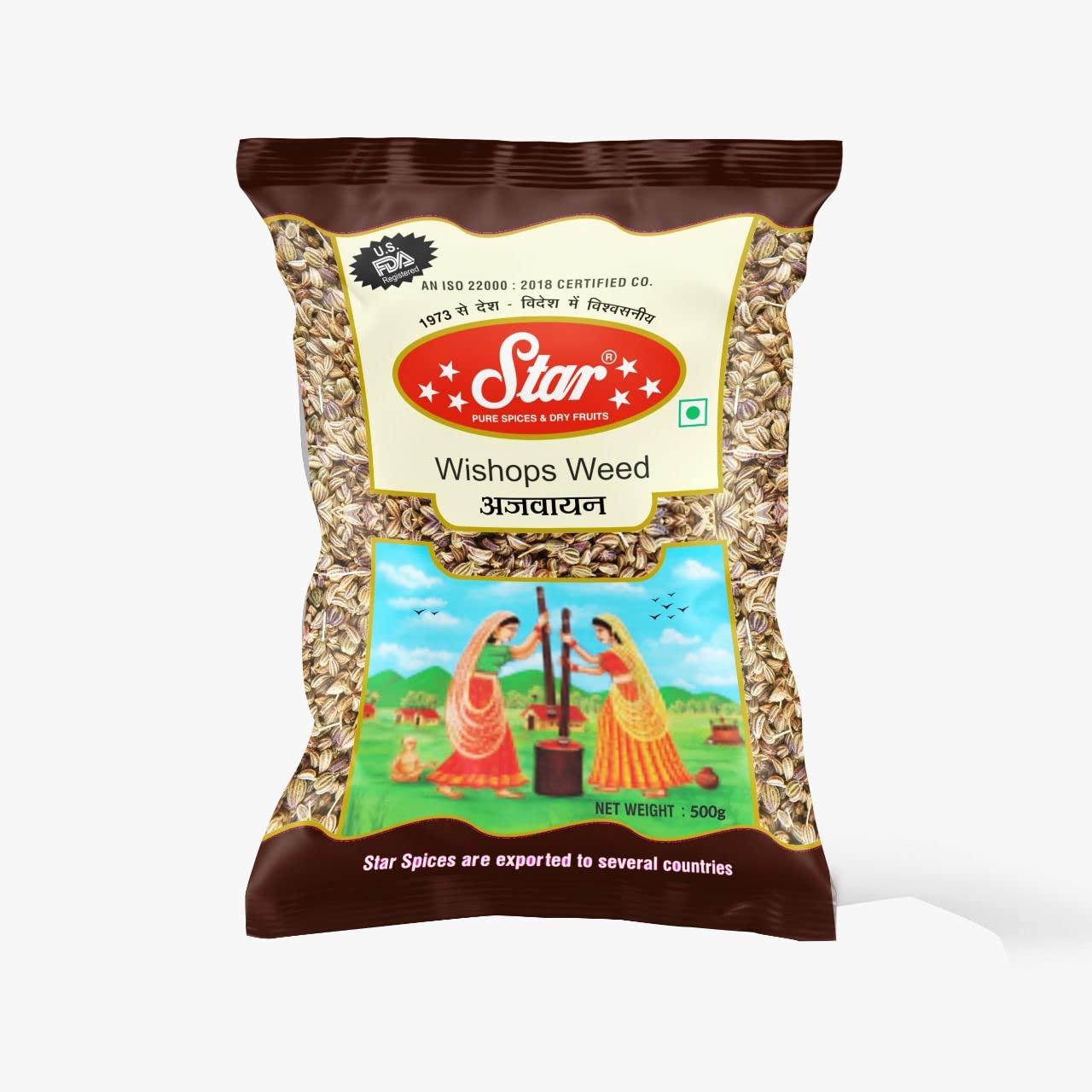 Star Spices Whole Ajwain, 100 gm - Pack of 5