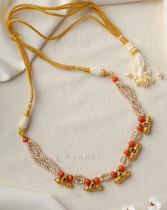 Gold Polish Silver Necklace CHN1667