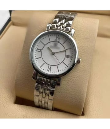 EEWHI Silver Metal Analog Womens Watch