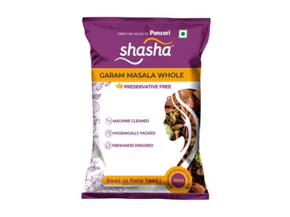 Shasha Whole Garam Masala - 100gm