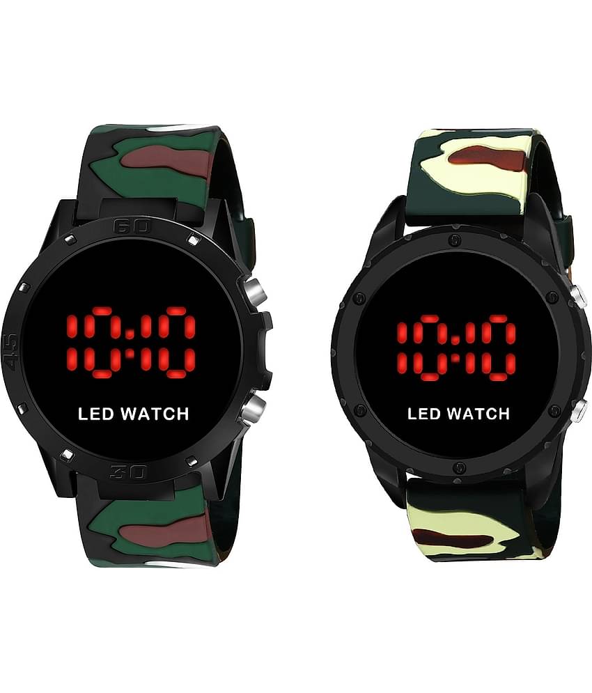 Cosmic - Multicolor Silicon Digital Men's Watch