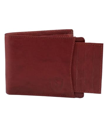 Keviv Leather Red Casual Regular Wallet