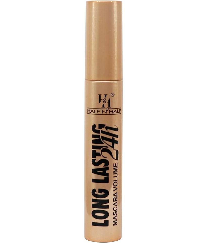 Half N Half Long Lasting Mascara Volume 24H, Amazing Look Mascara Infinity Lash Power Volume Waterproof, Black (11ml)