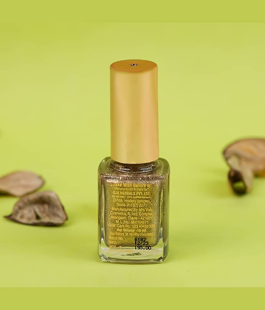 Oshea Herbals Nail Enamel 11 Gold Teaser 10Milliliters