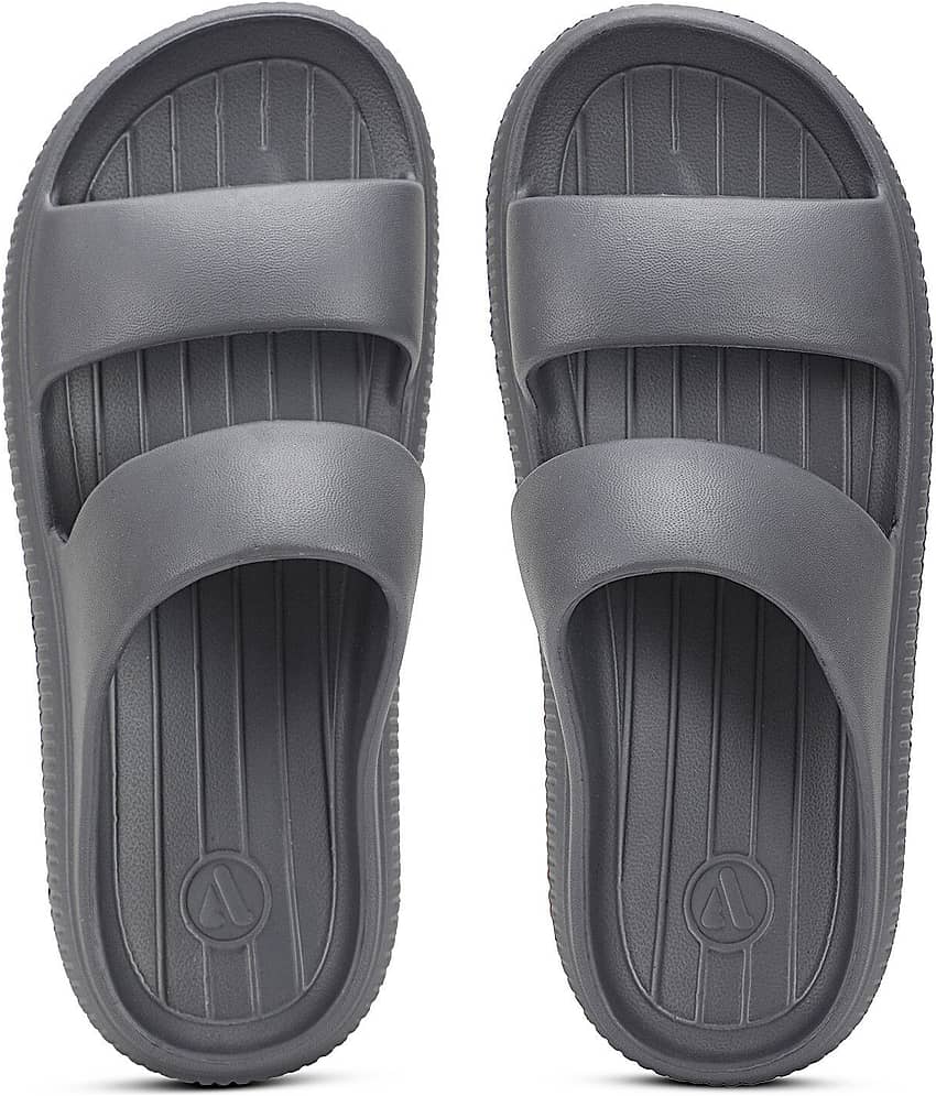Aqualite Grey Men's Slide Flip Flop