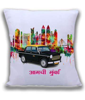 Ros - White Gifting Printed Cushion