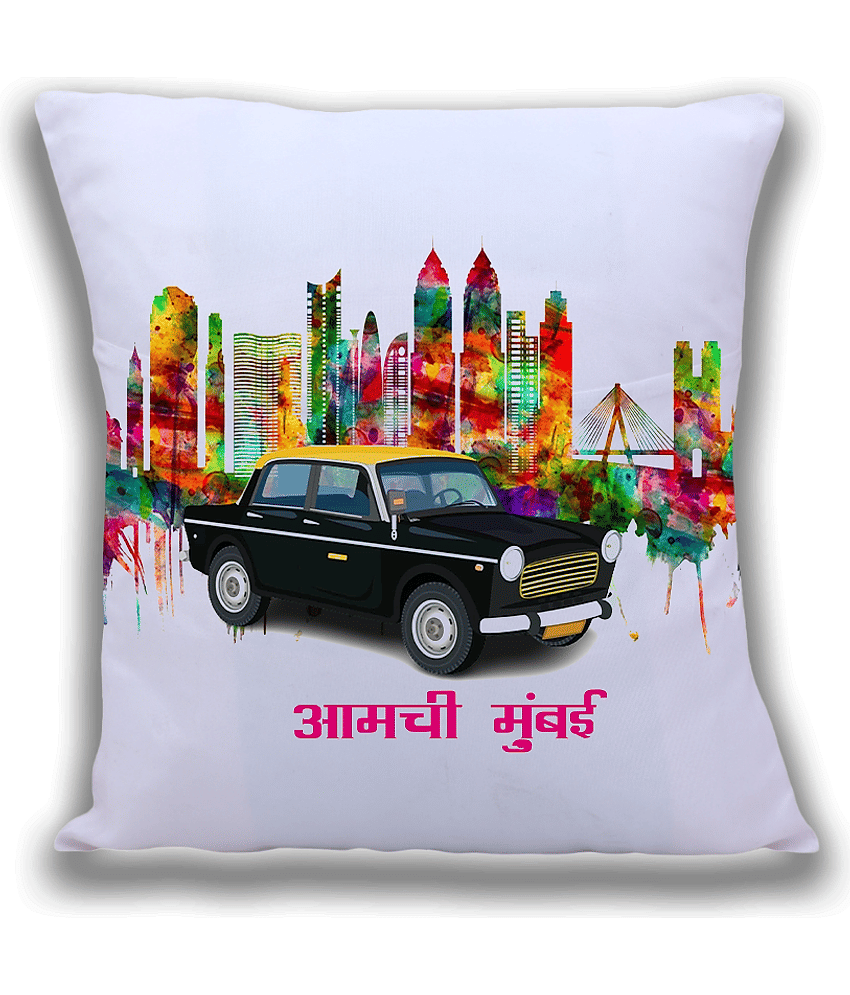 Ros - White Gifting Printed Cushion