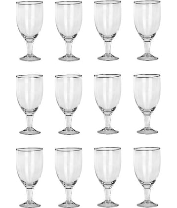 Somil Wine  Glasses Set,  180 ML - (Pack Of 12)