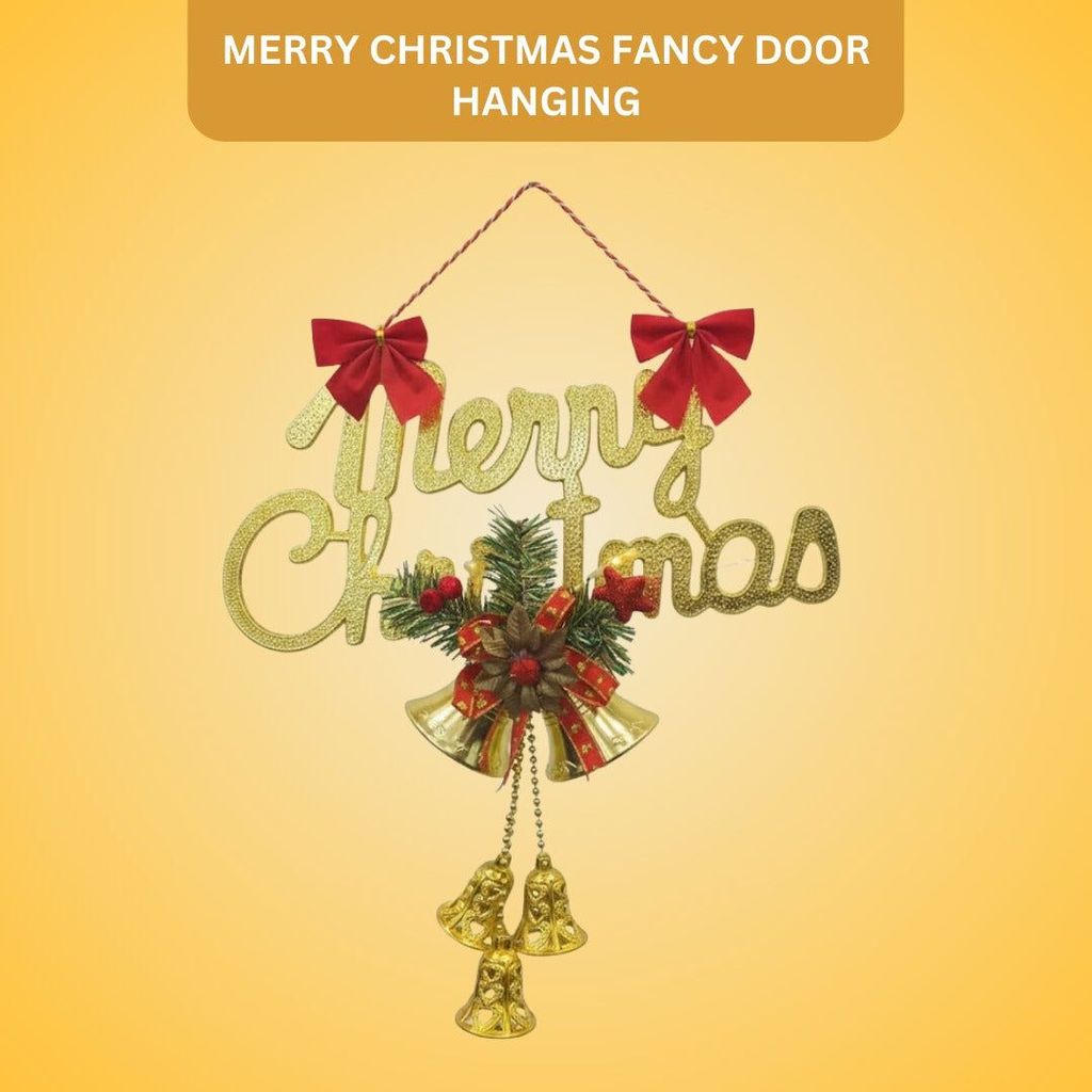 Merry Christmas Fancy Door Hanging Decoration - 1PC - Party and Festive Needs | Buy online on ZillyBuy