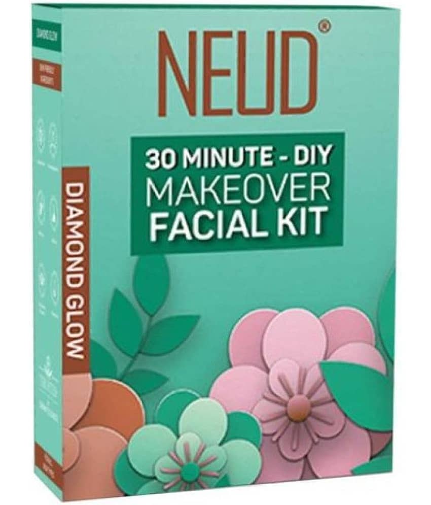 NEUD 6-Step DIY Makeover Facial Kit for Salon-Like Glow at Home - 1 Pack (60 g)