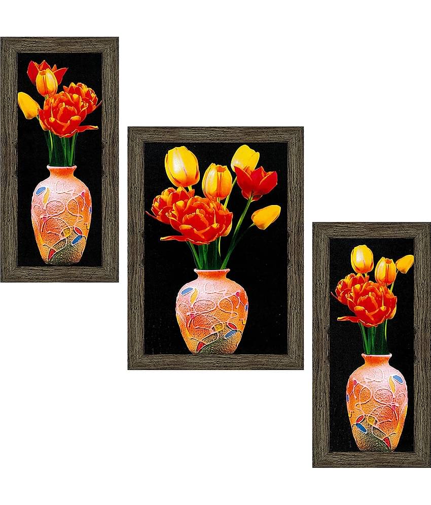 Indianara - Floral Painting With Frame