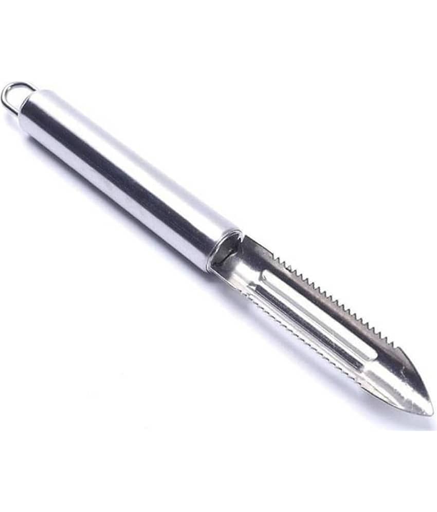 Dynore Silver Stainless Steel Vegetable Peeler ( Pack of 1 )