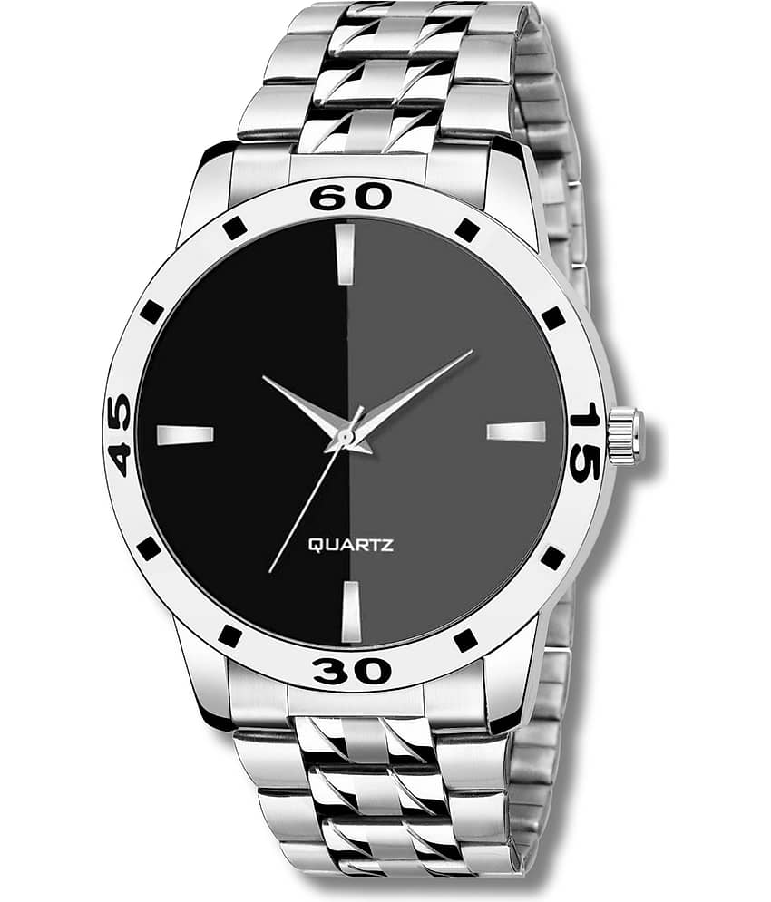 AQUA BLISS Silver Stainless Steel Analog Men's Watch
