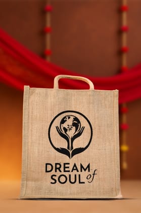 Jute Tote Bag with Waterproof Protection