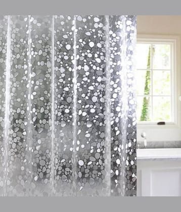 White Pack of 1 Polyester Door Curtain (4 ft X 7 ft)