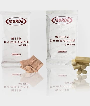 Morde Milk & White Compound Slabs Assorted Chocolates 400 g