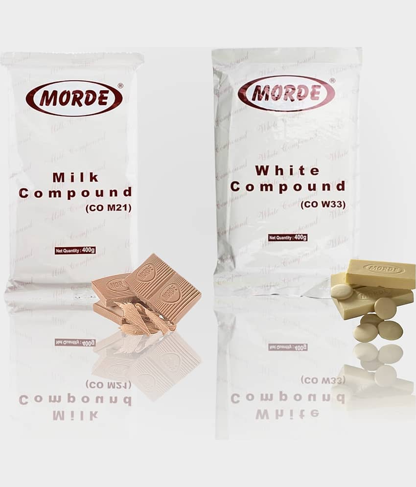 Morde Milk & White Compound Slabs Assorted Chocolates 400 g
