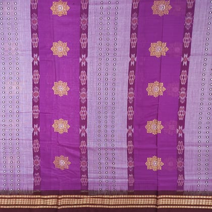 Bomkai Cotton Ikat Saree