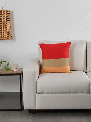 Jyamiti Cushion Cover (Orange) - Medium