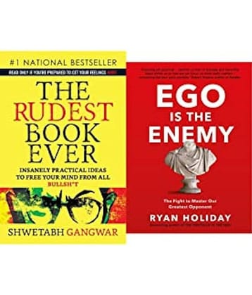 The Rudest Book Ever + Ego is the Enemy Books Combo