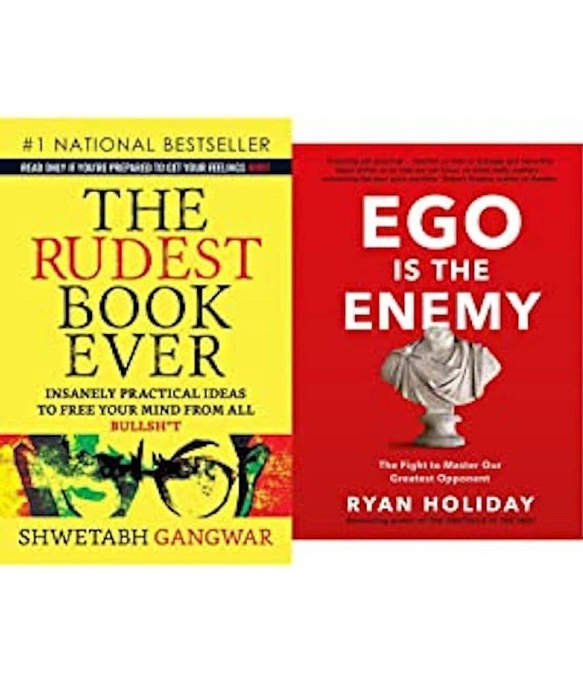 The Rudest Book Ever + Ego is the Enemy Books Combo