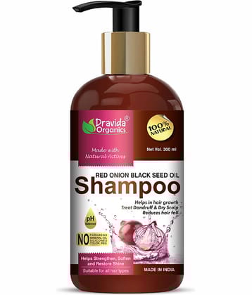 Dravida Organics Onion Shampoo for Hair Growth and Hair Fall Control Shampoo 300 mL