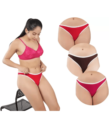 Bebron Cotton Lycra Hipster ( Multicolor4 , Pack of 3 )