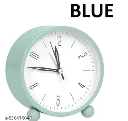 kaasni's Table Clock Alarm Super | Loud for Heavy Sleepers Retro | Twin Bell Metal Frame | Clock with Night Backlight Function Bedside | Luminous Alarm for Bedroom/Office (Metal Green 4 inches) kaasni's Table Clock Alarm Super | Loud for Heavy Sleepers Retro | Twin Bell Metal Frame | Clock with Night Backlight Function Bedside | Luminous Alarm for Bedroom/Office (Metal Green 4 inches)
