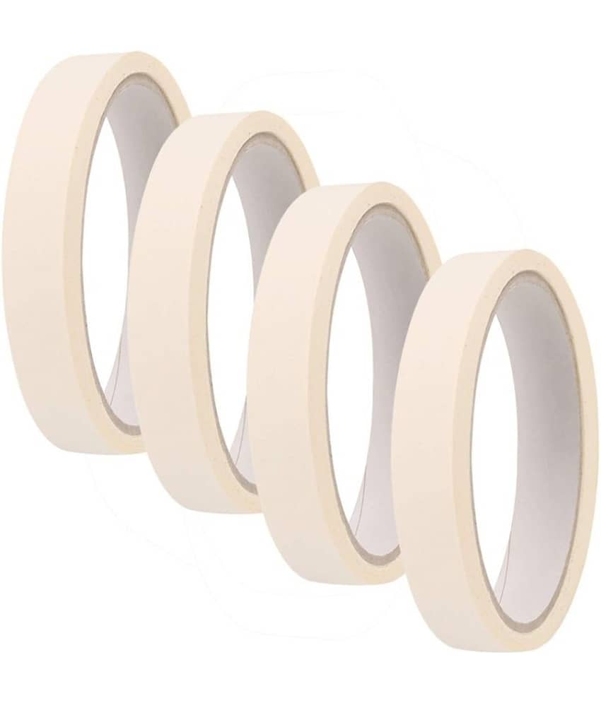 4 Pcs Masking Tape for Painting Paper, Carpenter Labeling, Painting and More.