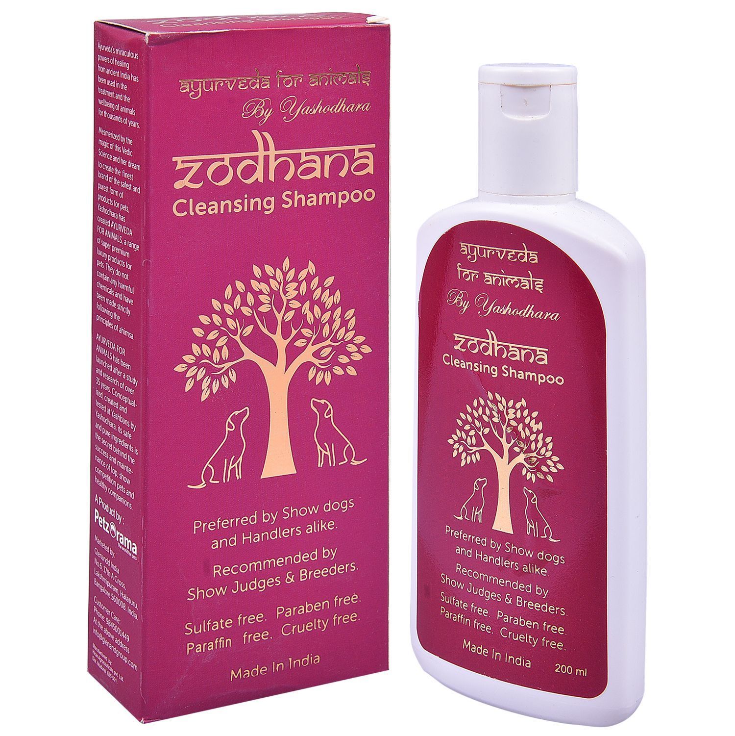 Petzorama Zodhana Cleansing Shampoo for Dog 200ml