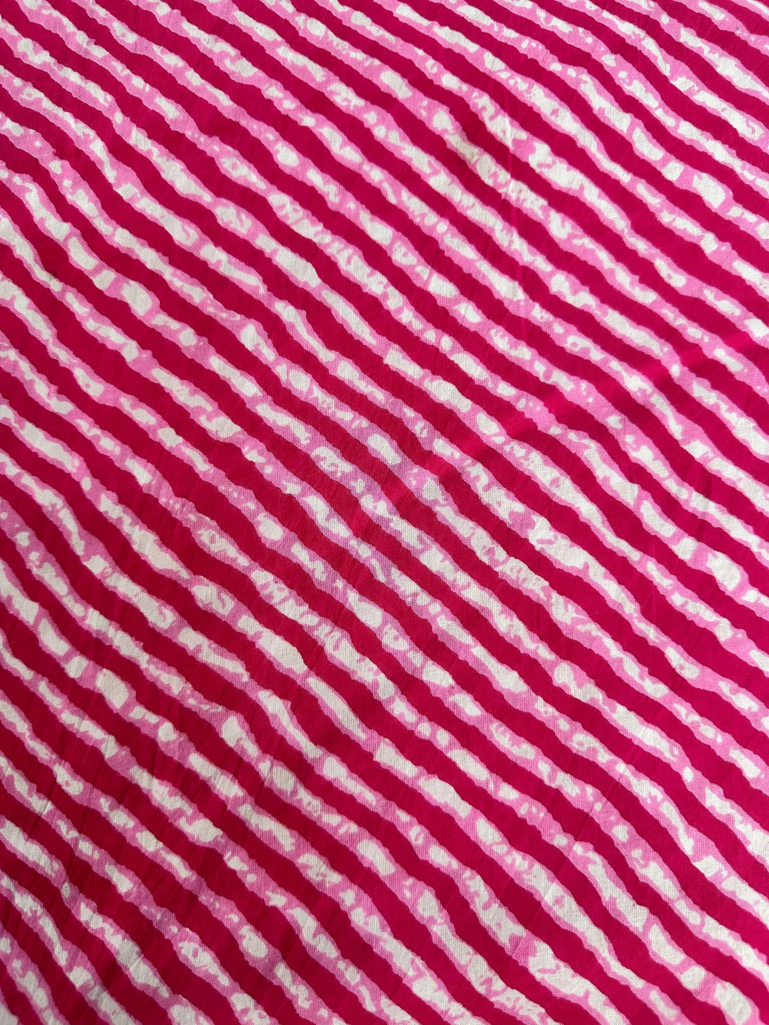 Leheriya Print Fabric.-8.00 mtr